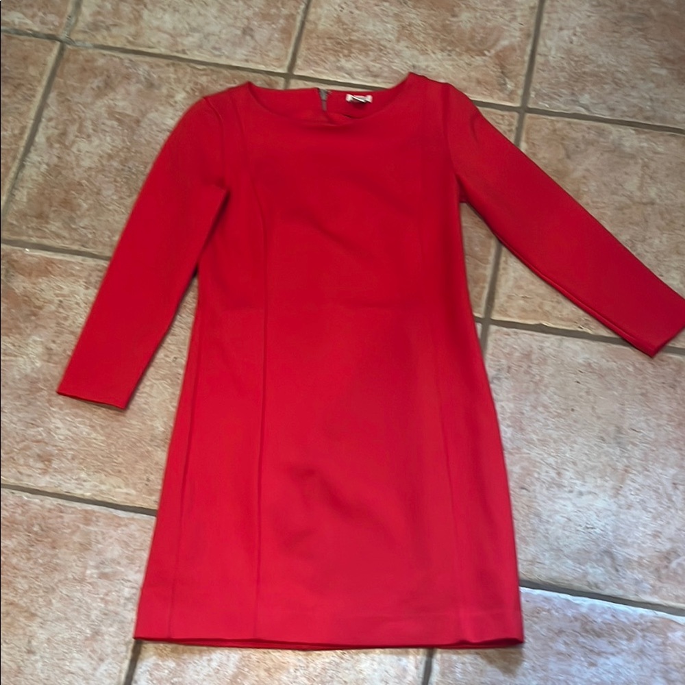 JCrew XXS Long-sleeve shift dress in stretch velvet